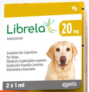 Librela for dogs 1 x 2 vials, POM-V (fridge) - Farm Vet Supplies