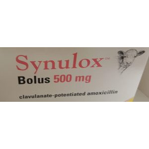 Synulox Bolus 500mg 20 pack, POM-V Synulox Bolus 500mg 20 pack, POM-V