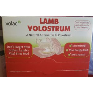Volac Lamb Volostrum 10 x 50g sachets Volac Lamb Volostrum 10 x 50g sachets