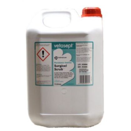 Vetasept Povidone-Iodine Surgical Scrub 5 Litre