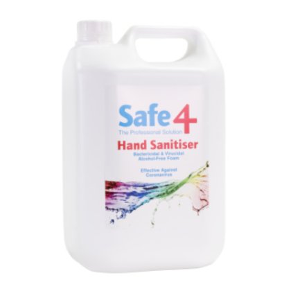 Safe4 Hand Sanitiser Alcohol-Free Foam