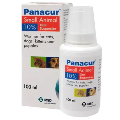 Panacur Small Animal 10% Oral Suspension 100ml NFA-VPS