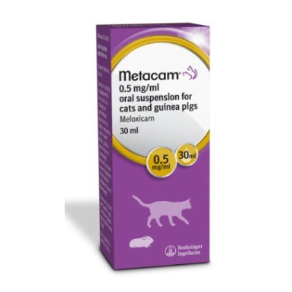 Metacam 0.5 mg/ml oral suspension for cats and guinea pigs POM-V
