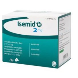 Isemid 4mg chewable tablets for dogs. POM-V