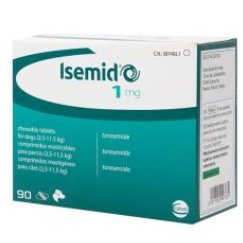 Isemid 4mg chewable tablets for dogs. POM-V
