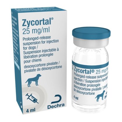 Zycortal 25 mg/ml Prolonged-release Suspension for Injection for Dogs 4ml POM-V