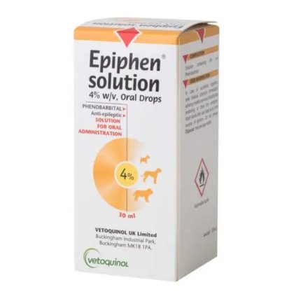 Epiphen (Phenobarbital) 4% w/v Oral Solution for Dogs 40mg/ml POM-V S3CD