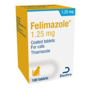 Felimazole Coated Tablets for Cats POM-V