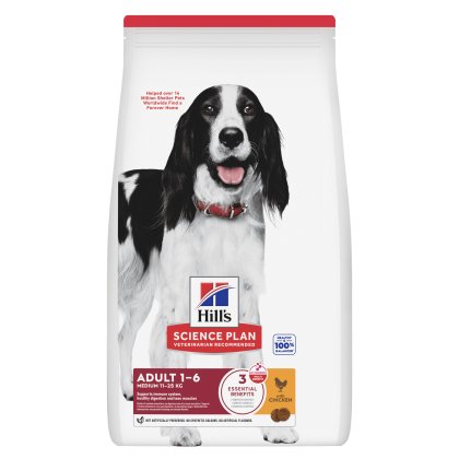 Hills SP Adult Medium Dry Dog-Chicken Flavour