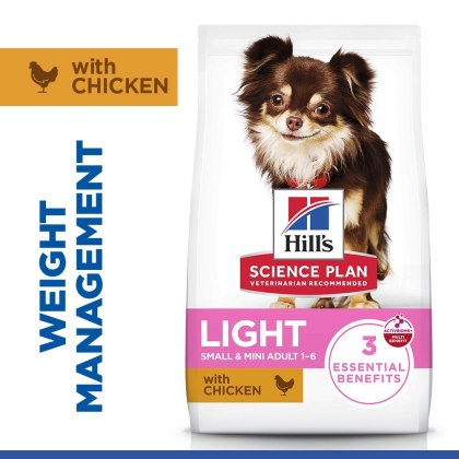 Hills SP Adult Light Small & Mini (up to 10kg) Dry Dog Chicken Flavour