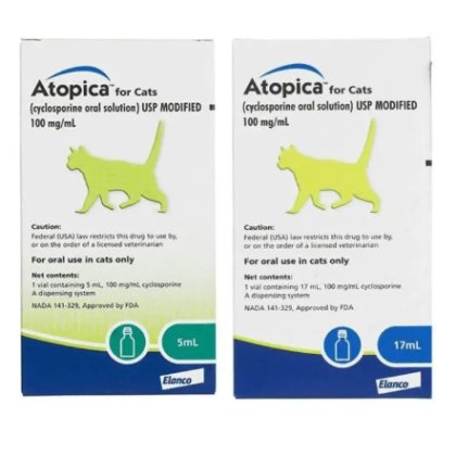 Atopica Cat Solution 100mg/ml, POM-V