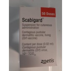 Scabigard 50 doses, POM-V (Fridge) Scabigard 50 doses, POM-V (Fridge)