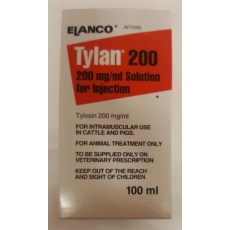 Tylan 200 100ml, POM-V Tylan 200 100ml, POM-V