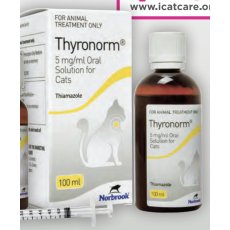 Thyronorm 5 mg/ml Oral Solution for Cats , POM-V Thyronorm 5 mg/ml Oral Solution for Cats , POM-V