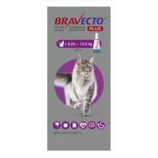 Bravecto PLUS Spot On for Cats. 1 dose POM-V