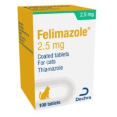 Felimazole Coated Tablets for Cats POM-V