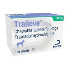 Tralieve Chewable Tablets for dogs POM-V S3CD