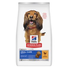 Hills SP Adult Oral Care Medium Dry Dog Food - Chicken