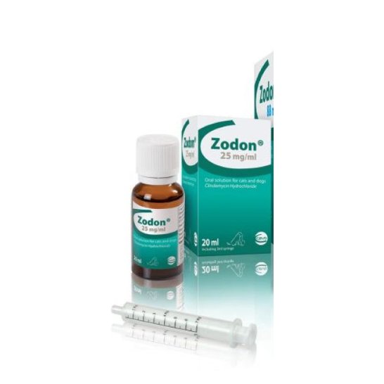 Zodon 25mg/ml 20ml for cats & dogs - POM-V Zodon 25mg/ml 20ml for cats & dogs - POM-V
