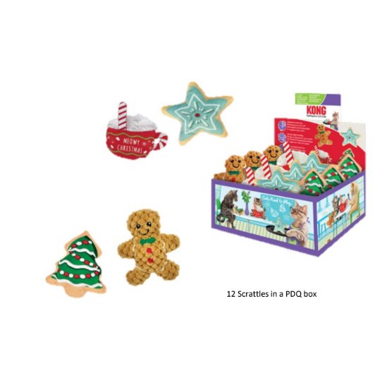KONG Holiday Scrattles Cafe 12 Piece