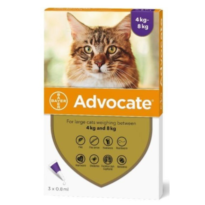 Advocate Cat Spot On, POM-V Farm Vet Supplies