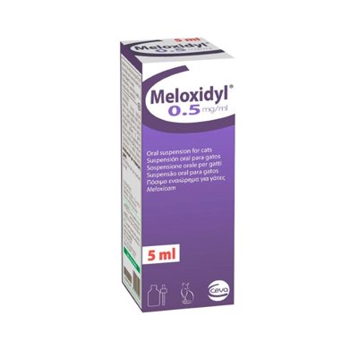 Meloxidyl 0.5 mg/ml oral suspension for cats, POM-V Meloxidyl 0.5 mg/ml oral suspension for cats, POM-V
