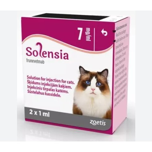 SOLENSIA 7 mg/ml solution for injection for cats POM-V Fridge SOLENSIA 7 mg/ml solution for injection for cats POM-V Fridge