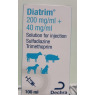 Diatrim 200 mg/ml + 40 mg/ml Solution for Injection for Cattle Pigs Dogs and Cats, POM-V