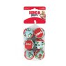 KONG Holiday SqueakAir Balls 6-pk